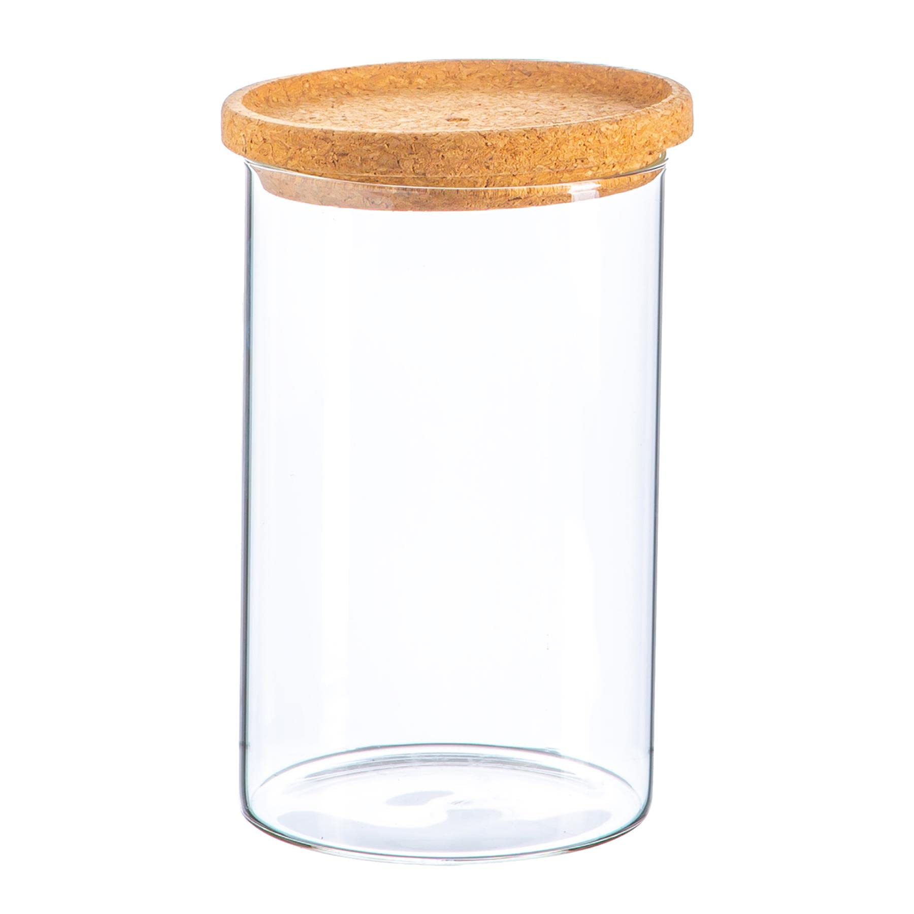 Argon Tableware 1L Scandi Storage Jar With Cork Lid
