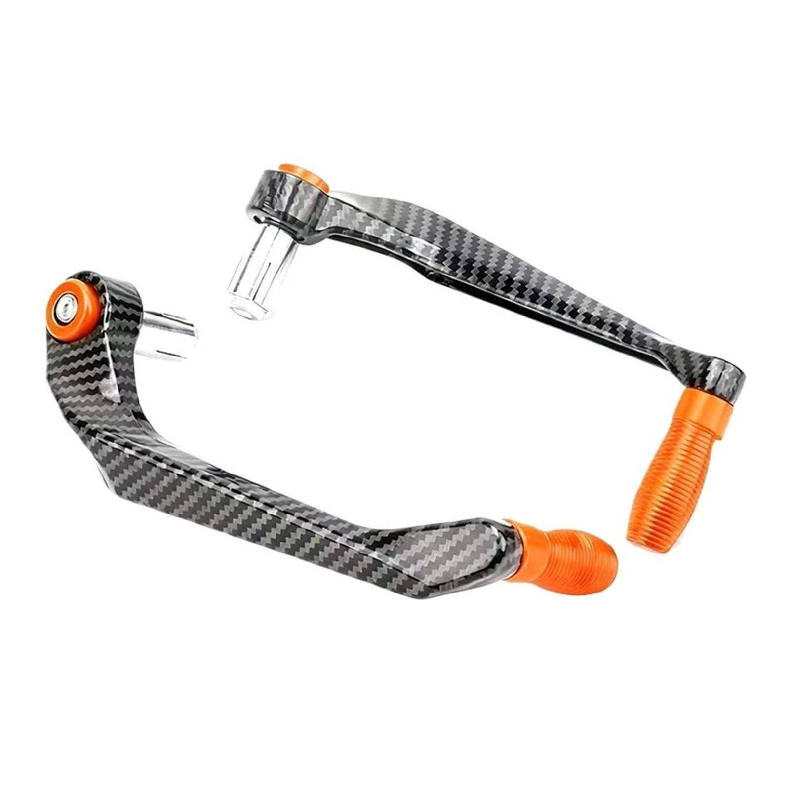 7/8" Motorcycle Brake Lever Guard Handlebar Protector Clutch Handguard Bow For Sport Street Bike Scooter Motorcycle Brake Protector(Orange)