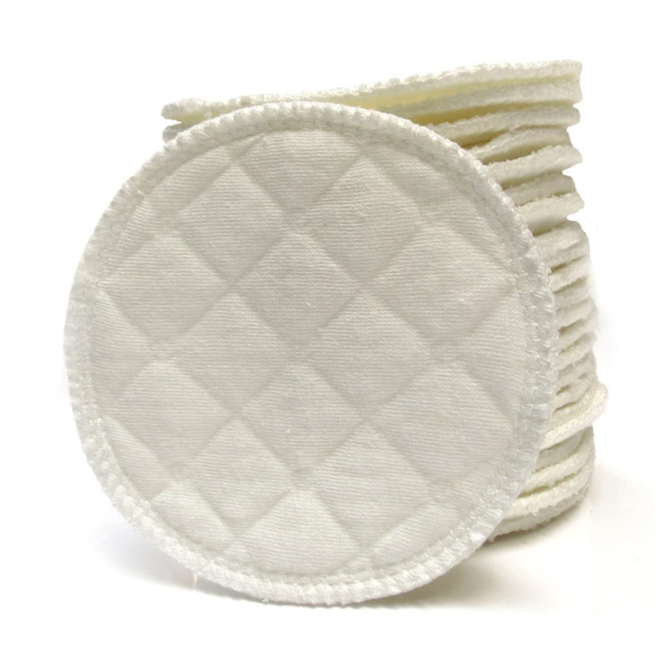 BIUDECO Ultra Absorbent Breast Pads 12pcs Reusable Nursing Pads Leakproof Protection Bra Inserts for Breastmilk