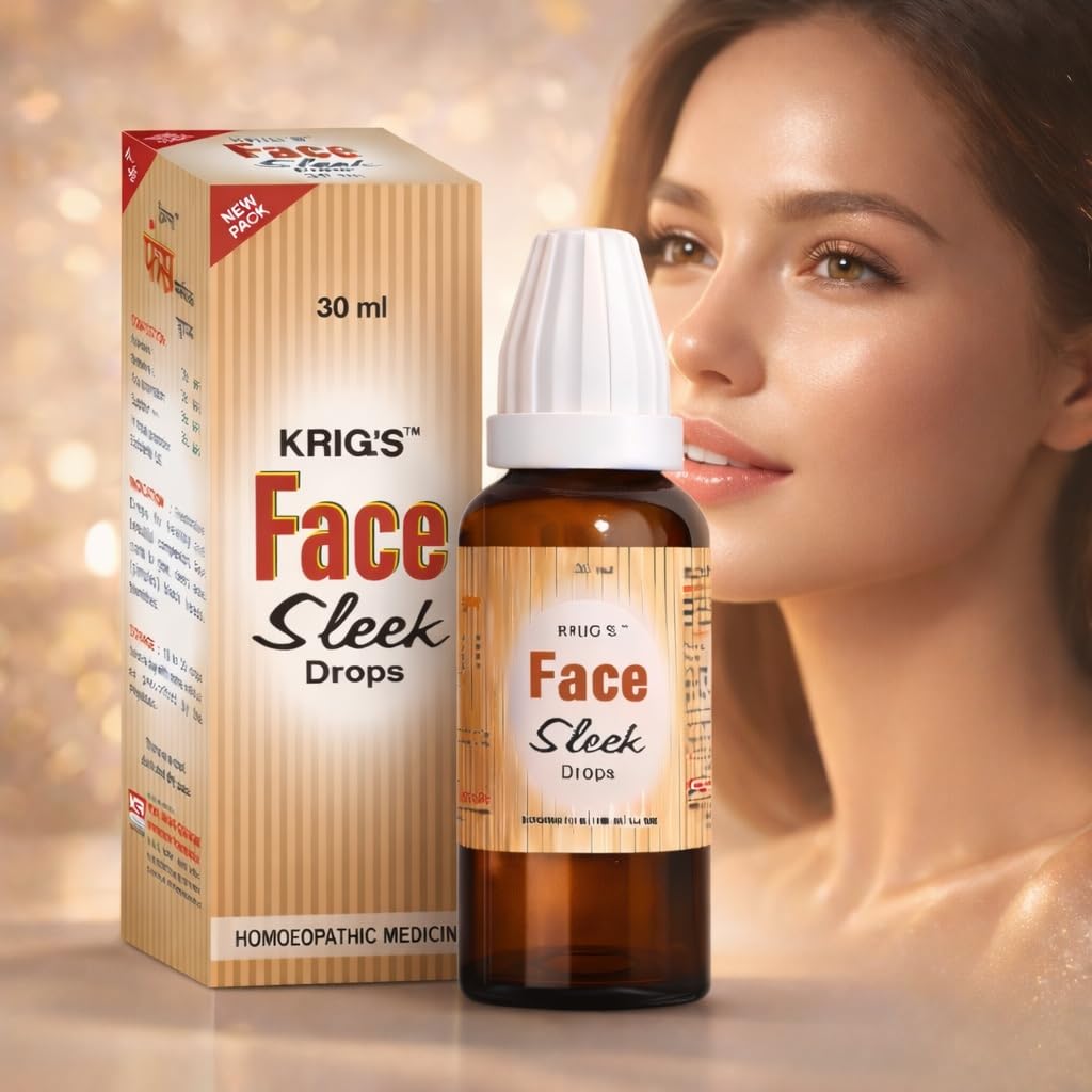 Face Sleek Drops Homeopathic 30ml -Set Of 2 Bottles