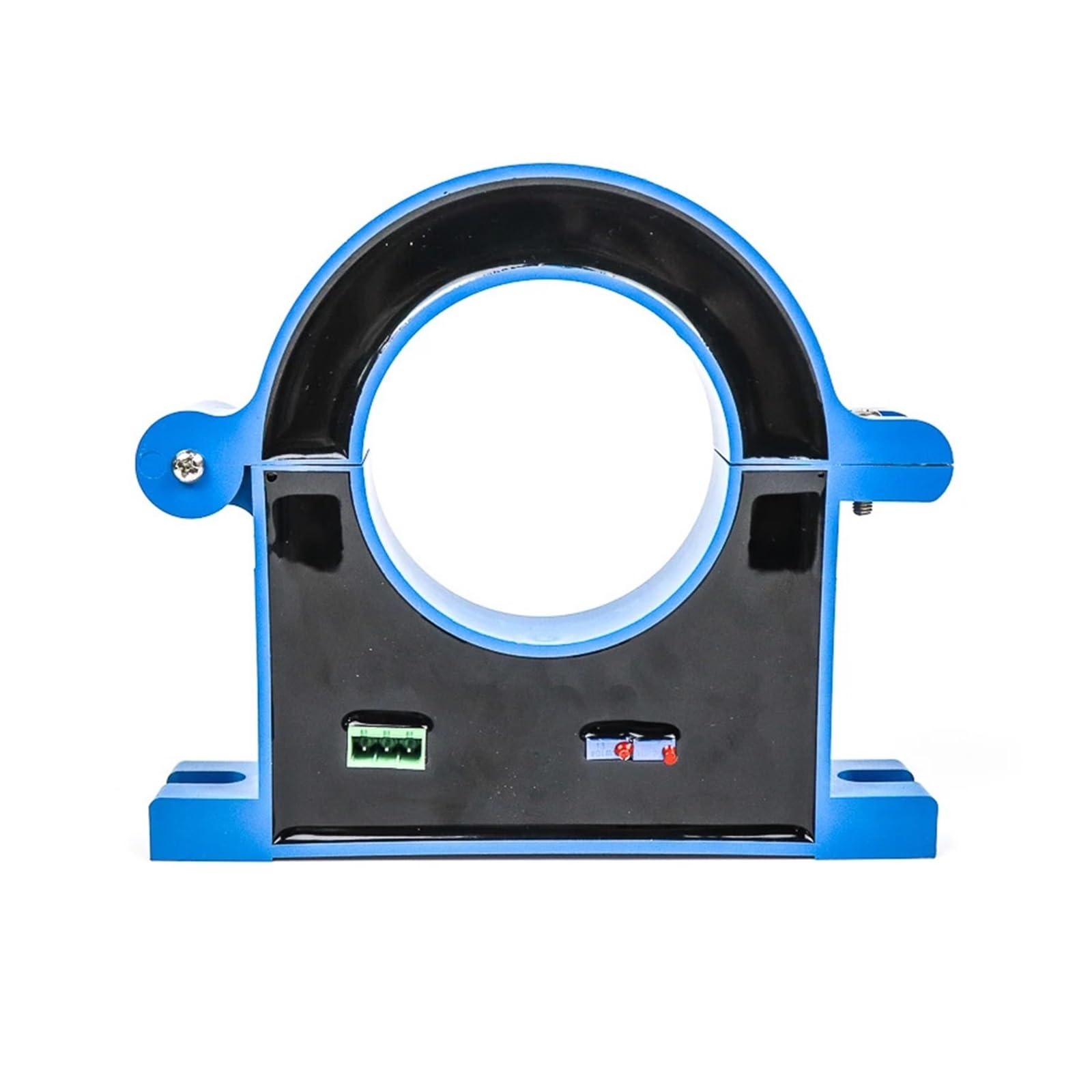 QAZXSEMUI Split Core Hall Effect Current Sensor 4-20mA DC Output Transmitter(0-5v,0-15A-31MM-DC12-28V)