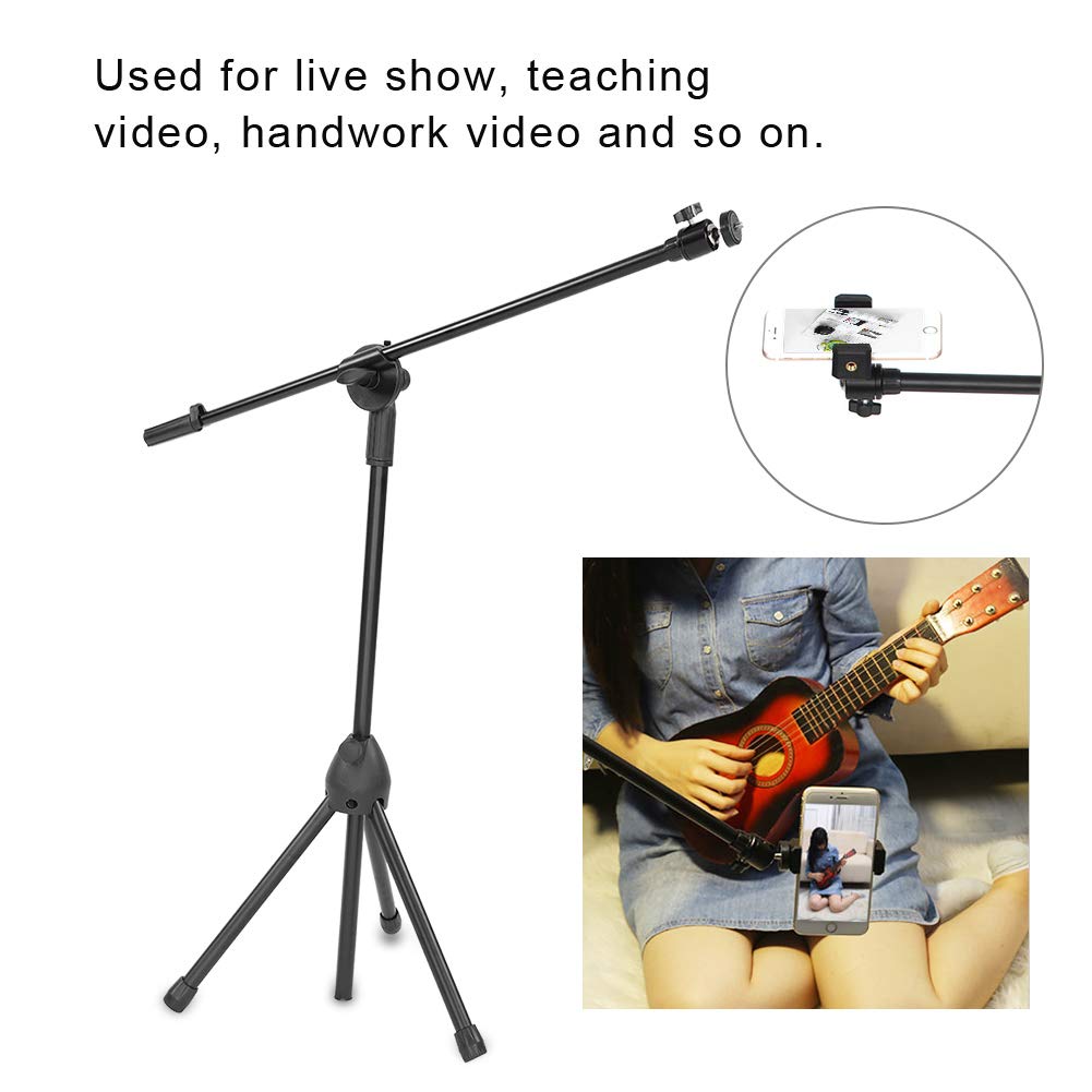 Telefon Stativ Bodenstativ für Smartphone Fotografie Halterung Verstellbarer Ständer für Videoaufzeichnung/Vlogging/Fotografie/Live-Show