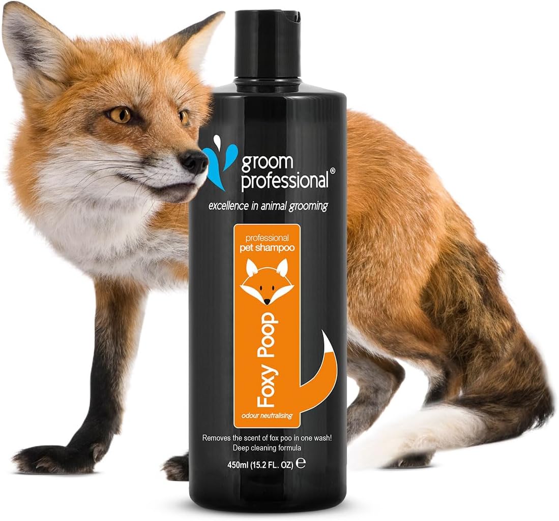GROOM PROFESSIONAL Foxy Poop Dog Shampoo Fox Poo Shampoo for Dogs
