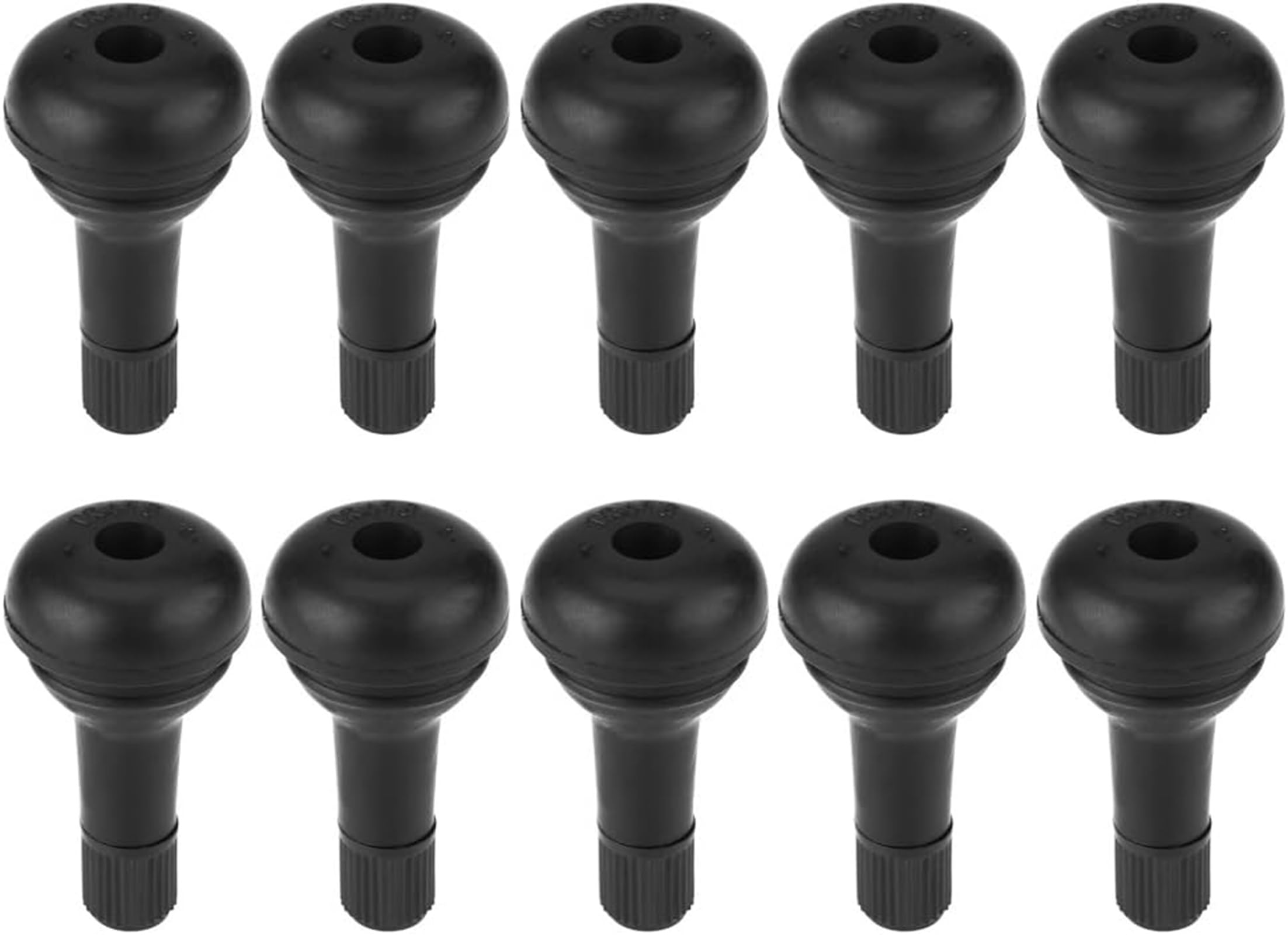 12 Piezas De Válvulas De Neumáticos De Goma A Presión TR412 0