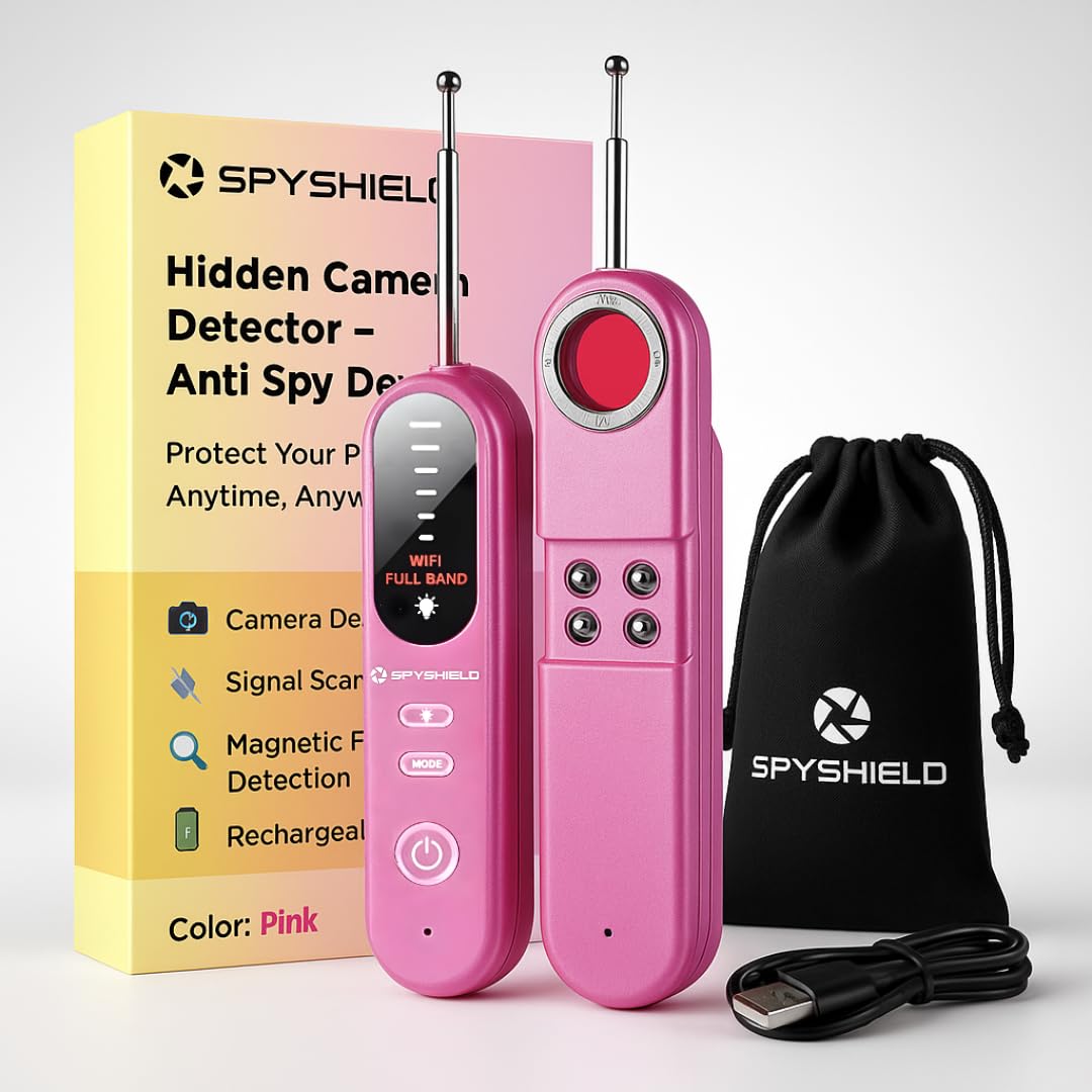Hidden Camera Detector RF Bug Detector Anti-Spy Wireless Signal Scanner for Travel Hotel Home GPS Tracker Detection Tool