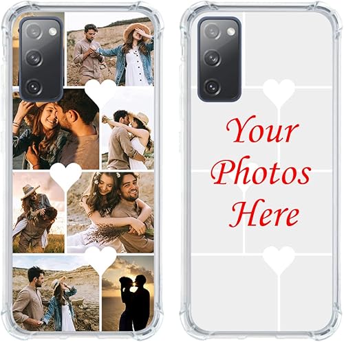 Funda de teléfono personalizada para Samsung Galaxy S20 FE 5G, funda de teléfono multifoto, funda de foto ultrafina, funda personalizada
