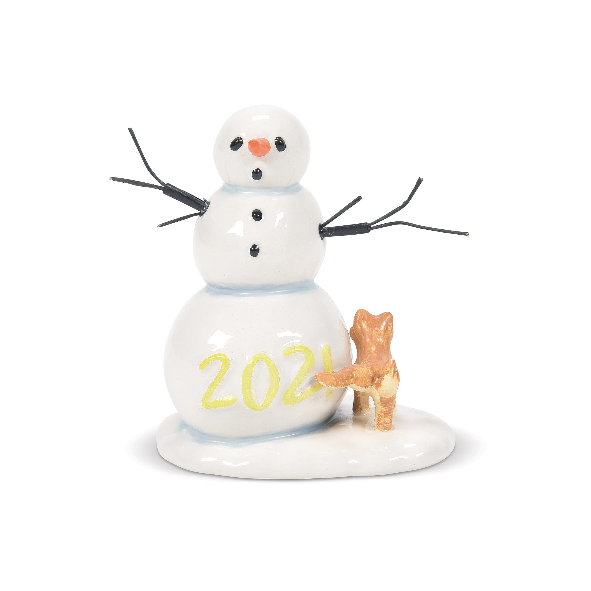 Lucky The Snowman figurine miniature à offrir pour les fêtes