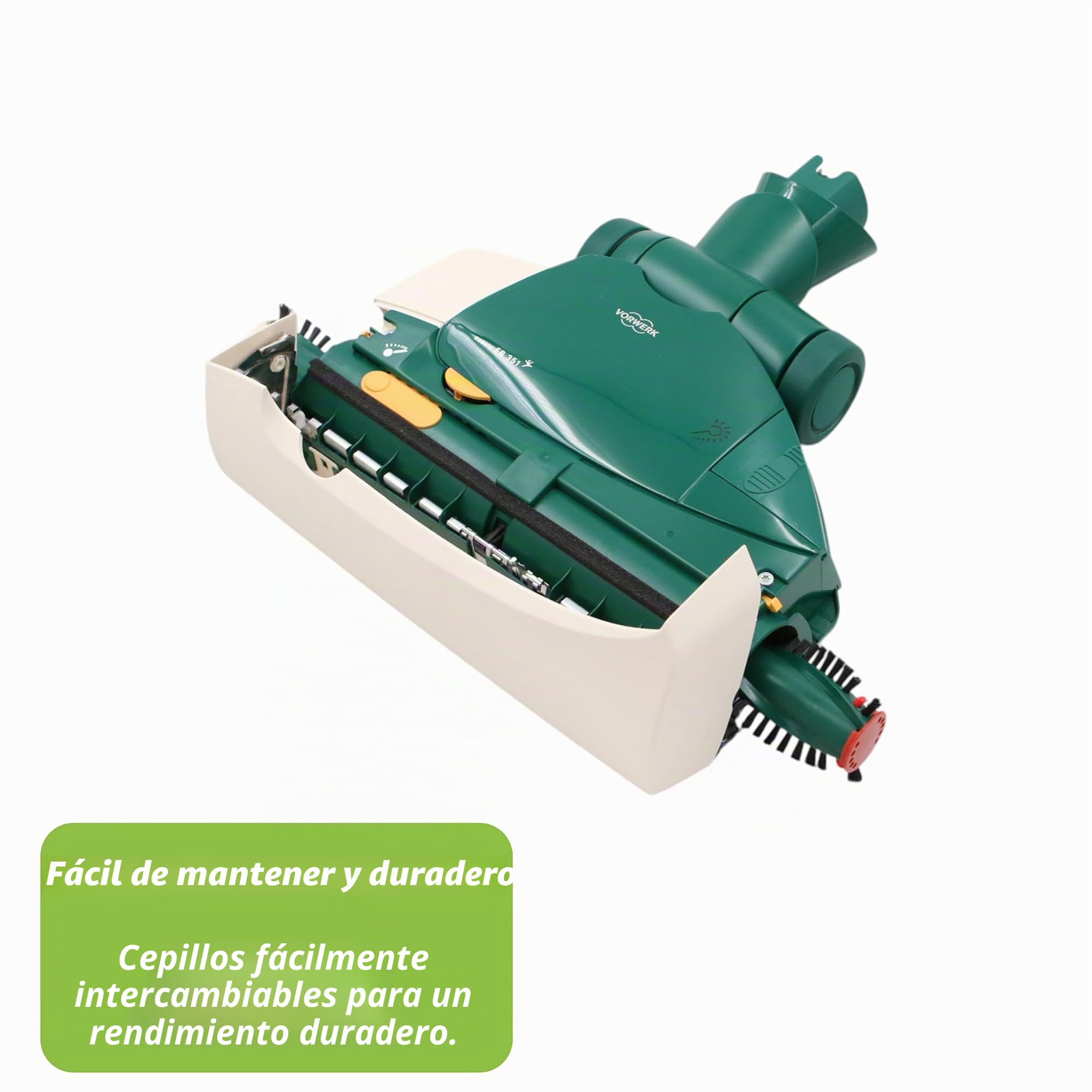 Vorwerk EB 351 - Cepillo eléctrico para alfombras Kobold VK 130 131 135 136 140 150 VT260 VT265 VT270 y Tiger 252 260 265 270 - Dispositivo de demostración con garantía de 3