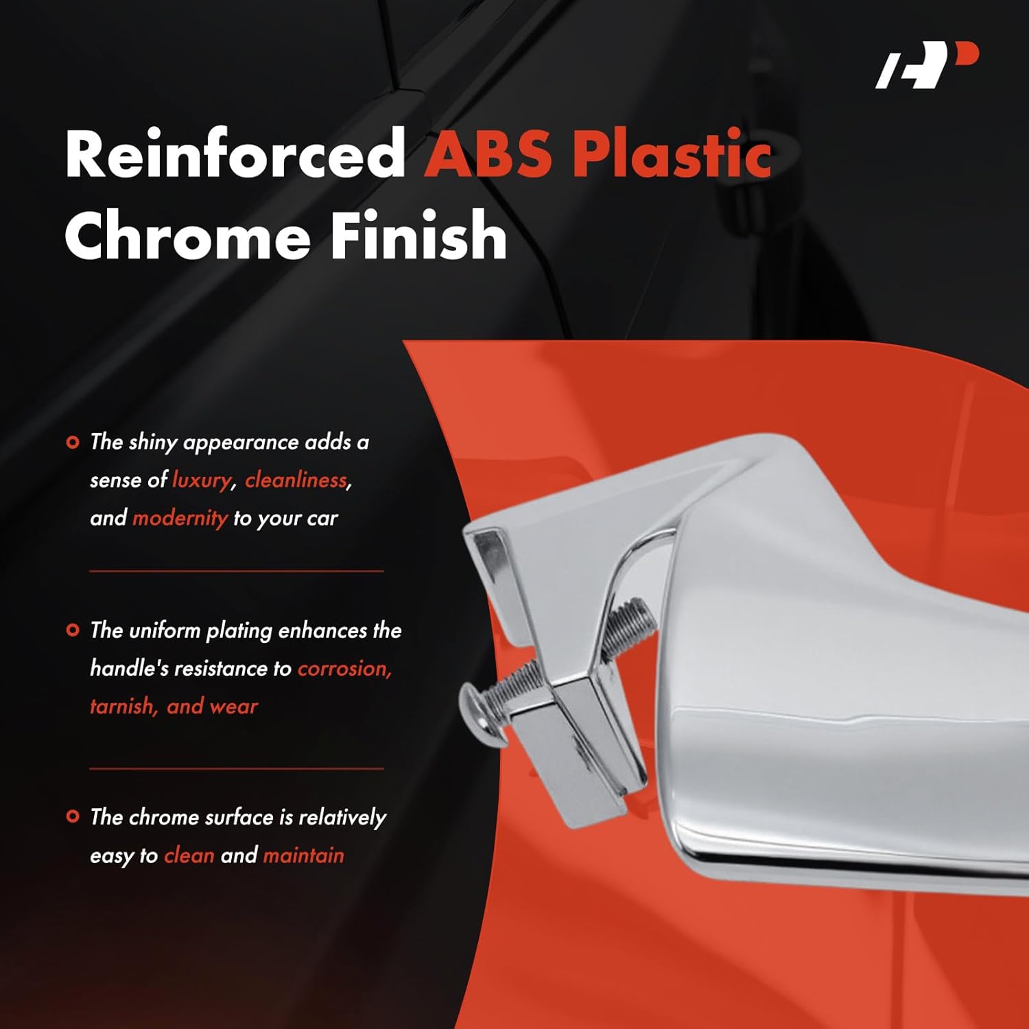 A-Premium Inside Interior Door Handles Compatible with Dodge Ram 1500 1994-2001, Ram 2500 3500 1994-2002, Silver, 2-PC Set, Front Driver and Passenger Side