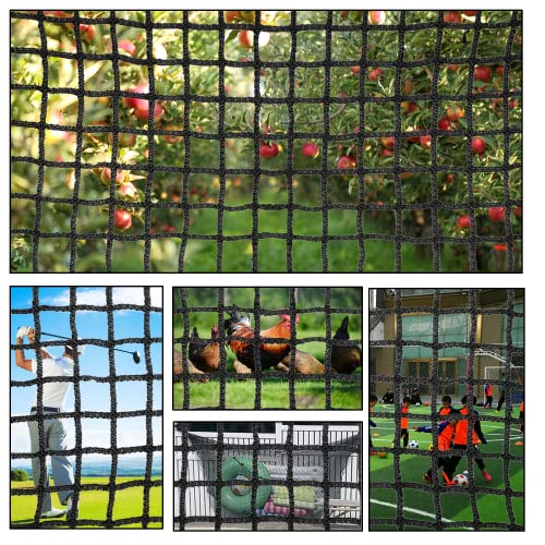 Fahnemt Golf Nets For Backyard Driving, Golf Net For Practice Barrier Net, Sports Netting For Hitting Golf, Baseball, Hockey, Soccer (10In*10In) #TOP6