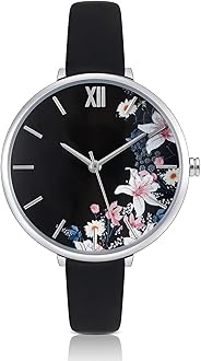 KIMOMTWomens Watches Leather Quartz Watch Waterproof Fashion Wristwatch for Women Ladies Girls