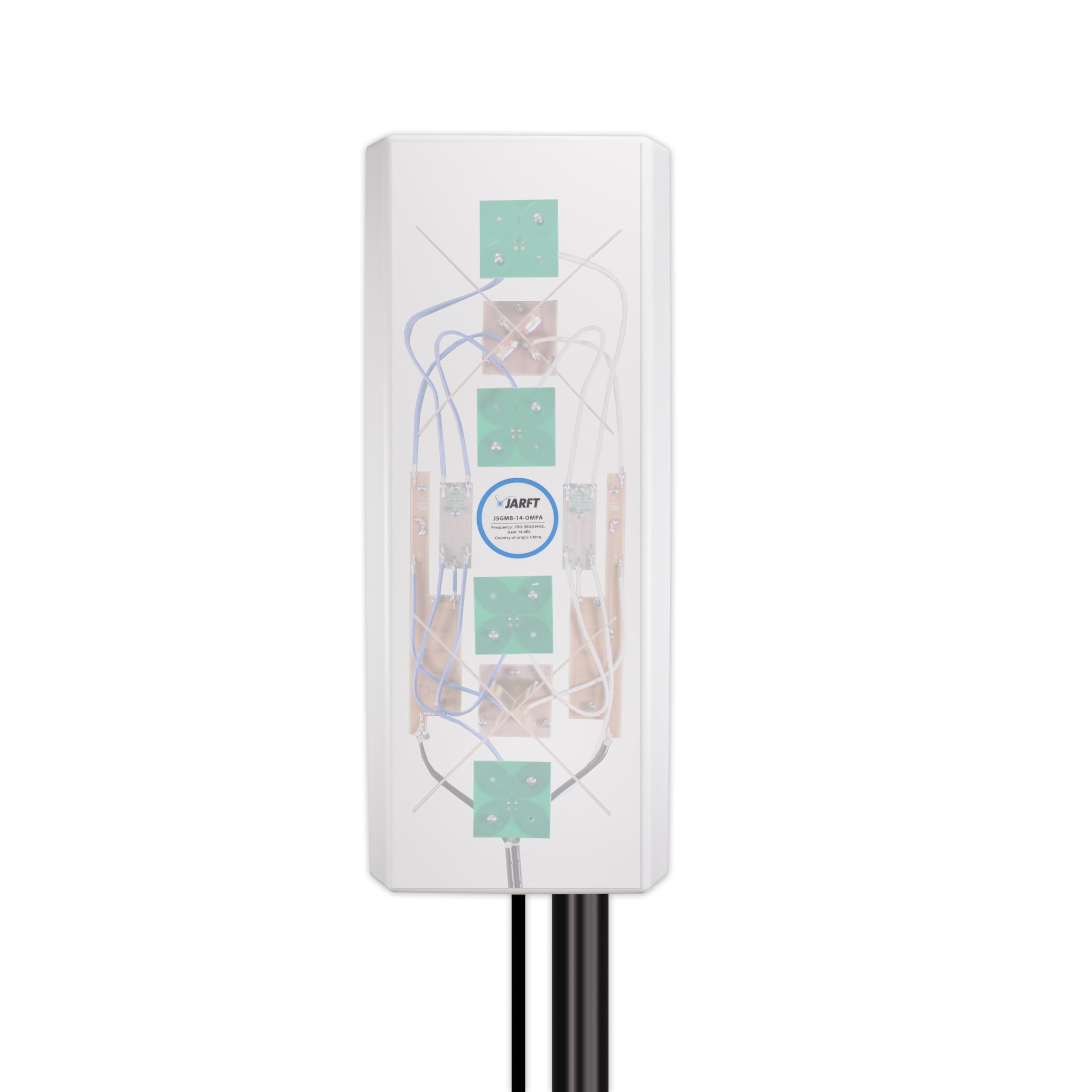 J5GMB-14-OMPA Antenne directionnelle 5G - 14 dBi, antenne extérieure LTE / 5G, 2 x 2 MIMO, compatible avec de nombreux modèles de routeurs 5G (sans câble d'antenne)