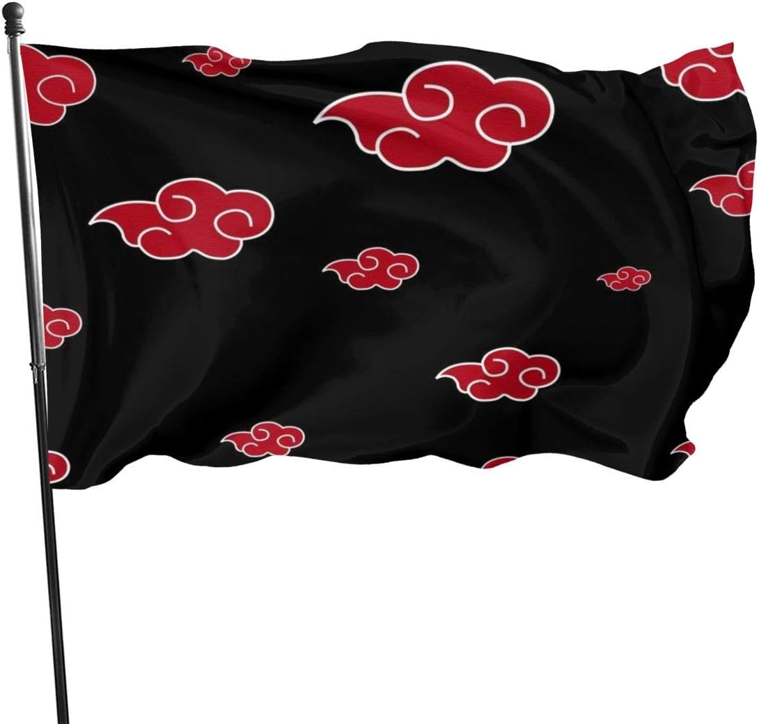 Bilcesa Classic Naruto Akatsuki Anime Cartoon Banner Flag