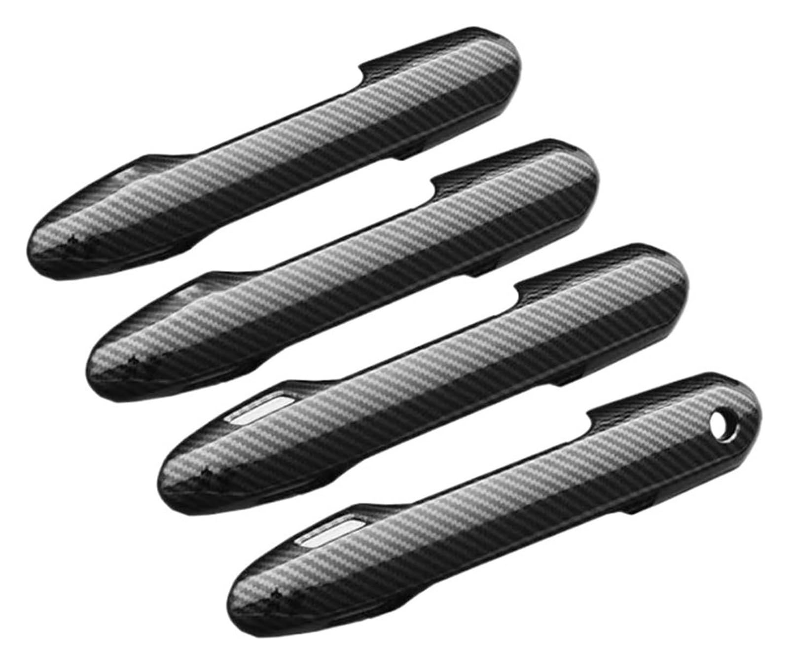 Qwqthgs One Color Car Exterior Door Handle Cap For Toyota For Rav4 For Refit 2020 2021 Exterior Car Door Handle Bowl Stickers Cover Trim(Handle 4Pcs 1)