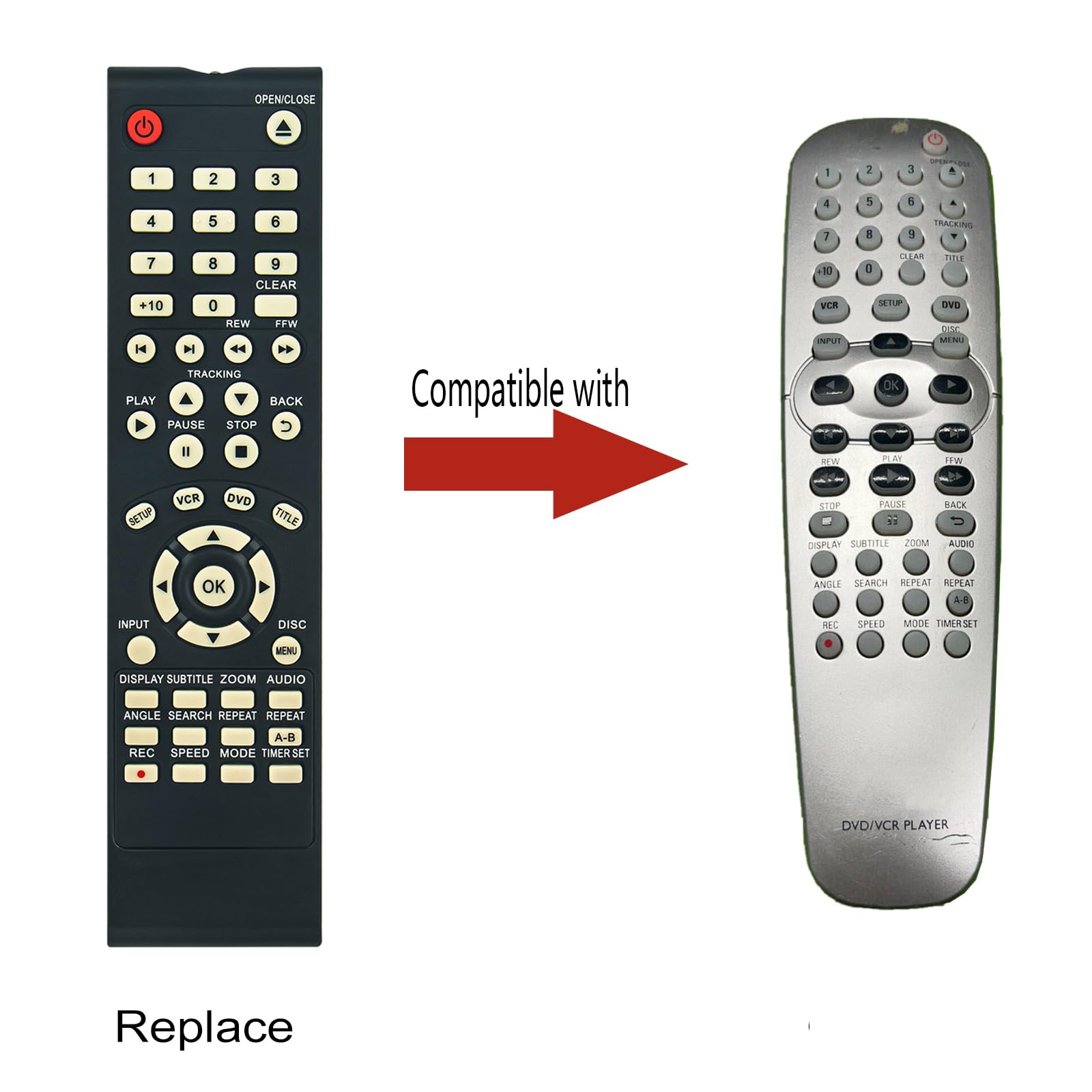 Amazon.com: NA727UD Replace Remote Control fit for Philips DVD VCR