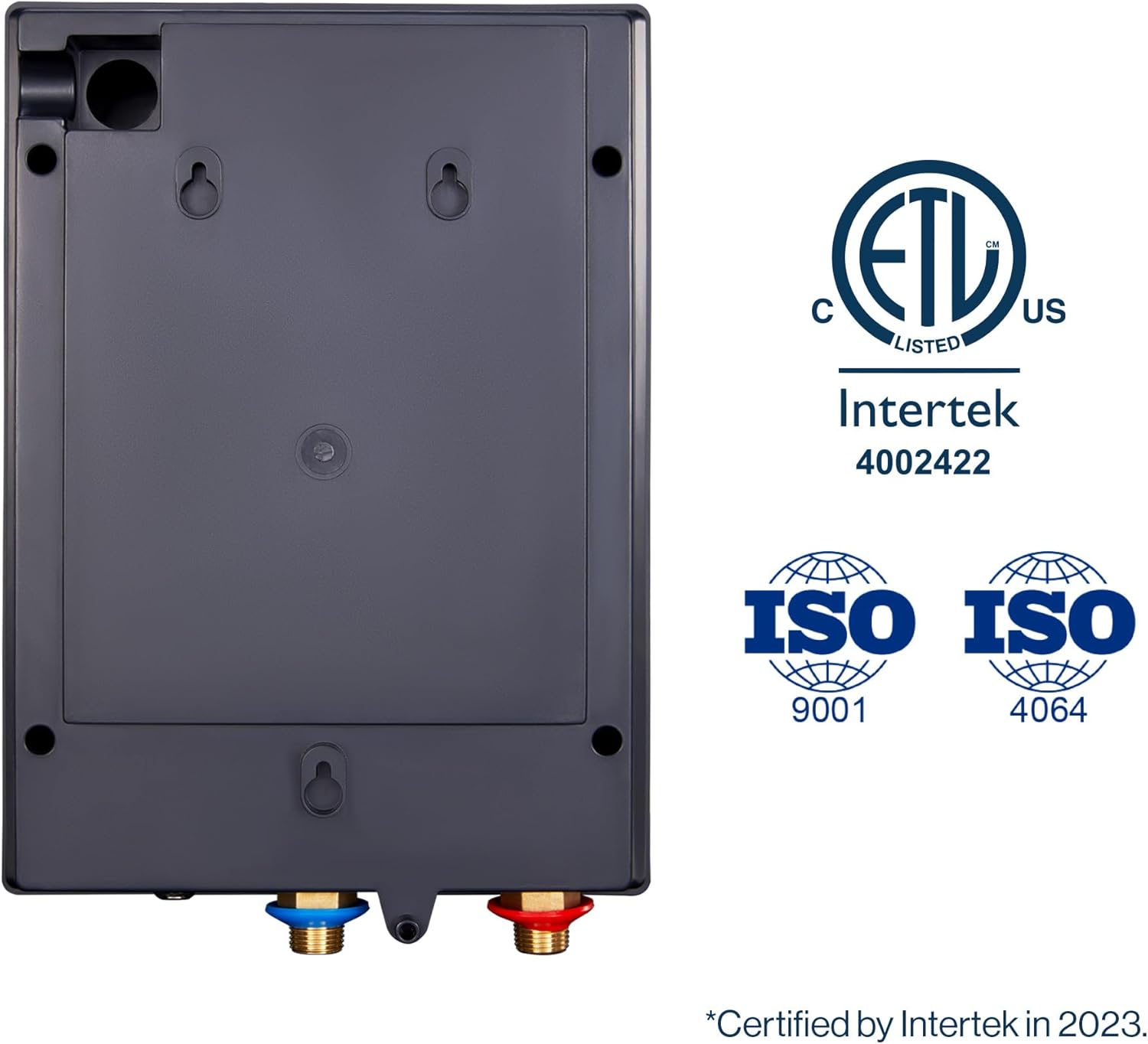 GRS Tankless Water Heater Electric 18KW 240V | Easy to Install Electric Heater with Digital Display | Whole House Water Tank for Shower, Kitchen, Bathroom, Sink, and more