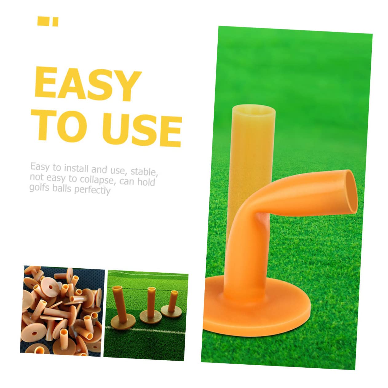 VANZACK 24stücke Golfball Flexible Golf Tees Für Training Und Einfach Zu Verwenden Für Indoor Und Outdoor-übungen