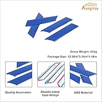 Vista 7 de Aunginsy Tira de Embellecedor para Puerta Interior Compatible con Toyota Tundra 2022+/Sequoia 2023+ Cubierta Decorativa Protectora para Manija