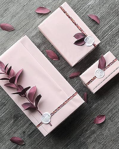 Image of PartyWoo Pink Ribbon, 500 Yard Curling Ribbon for Crafts, Iridescent Crimped Ribbon, Shiny Metallic Ribbon for Gift Wrapping, Ribbon for Balloons String, Hair, Florist Flower (1 Roll)