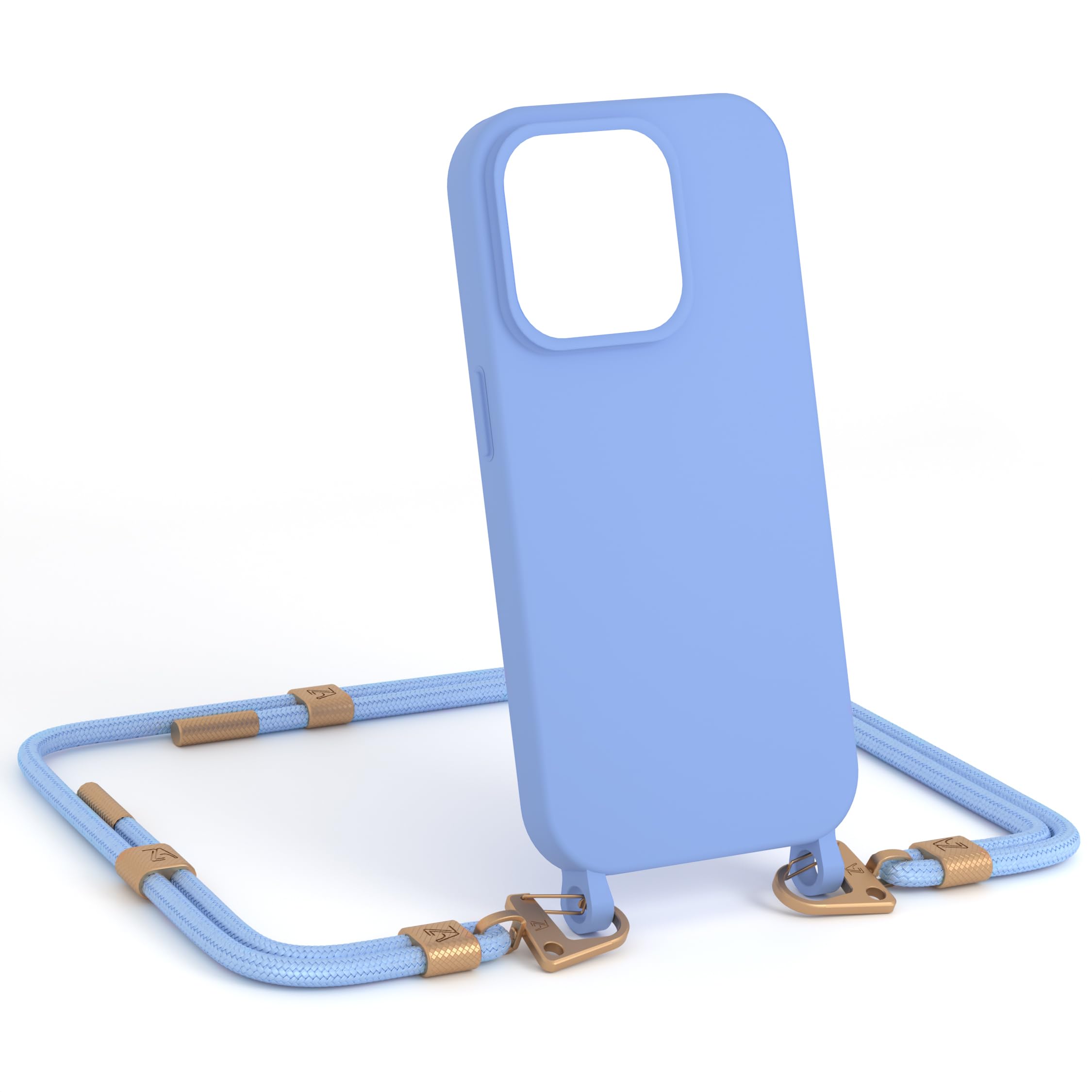 ZhinkArts - Catena per cellulare compatibile con iPhone 12/12 Pro – Custodia per cellulare da appendere – Banda/corda rimovibile – Necklace