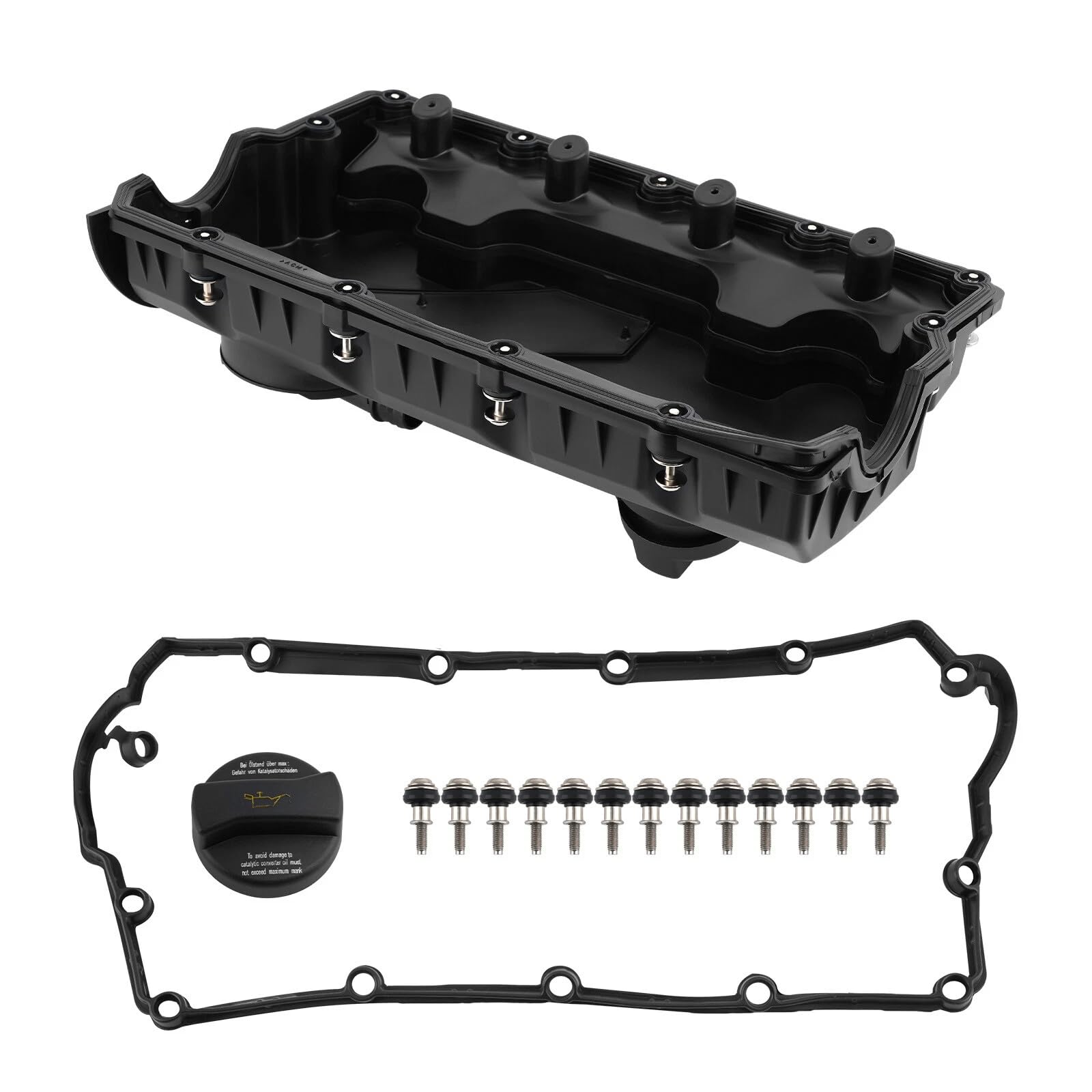 Couvercle De Culasse Compatible Avec A3 8l1 8p1 8pa Leon Toledo 1m2 6l 5p1 Beetle Golf B6 1j1 1k1 3c2 3c5, Remplacement De 038103469ad 038103469ah