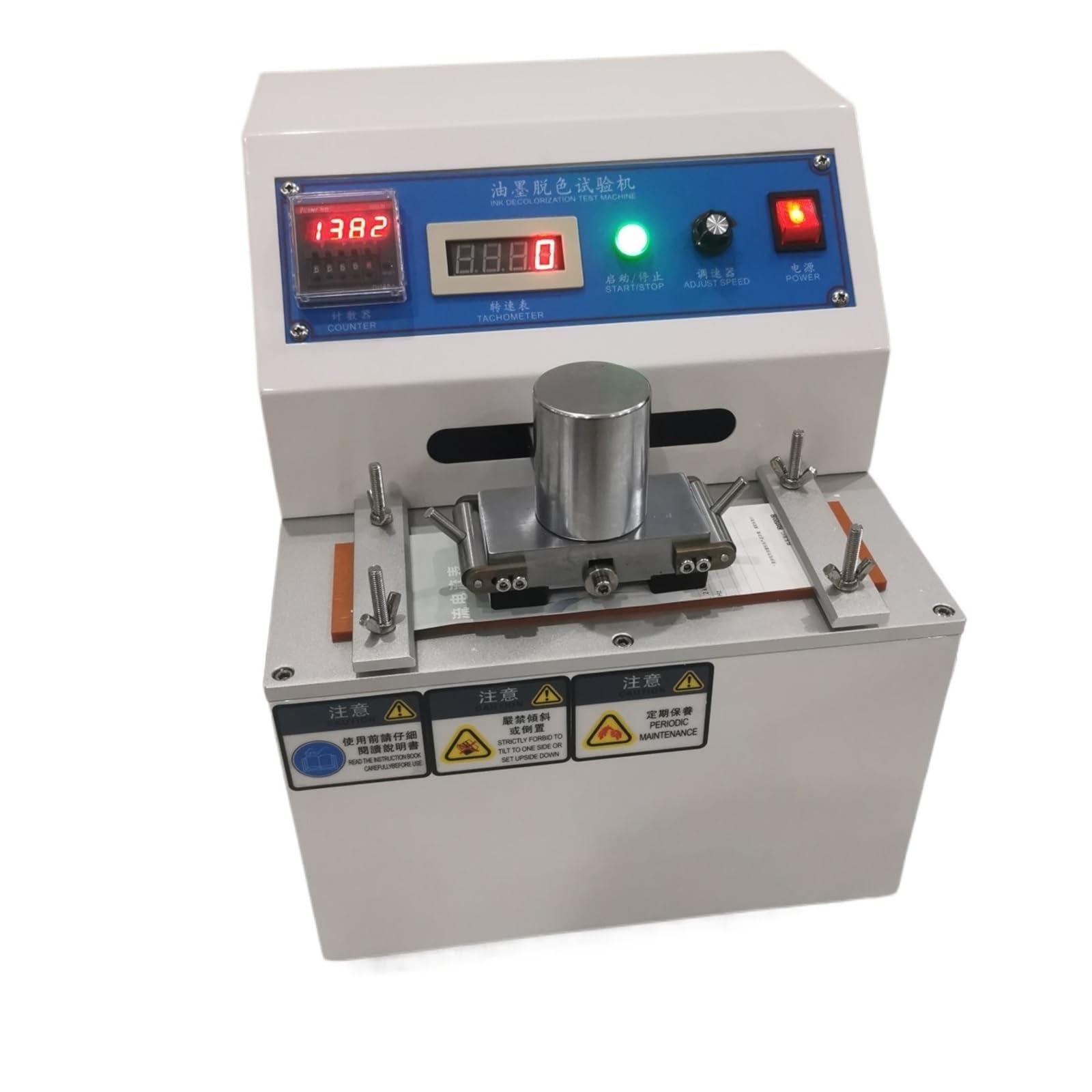 Abrasion Tester Ink Printing Decolorization Tester, Decoloring Test Durability, Abraser Friction Testing Machine