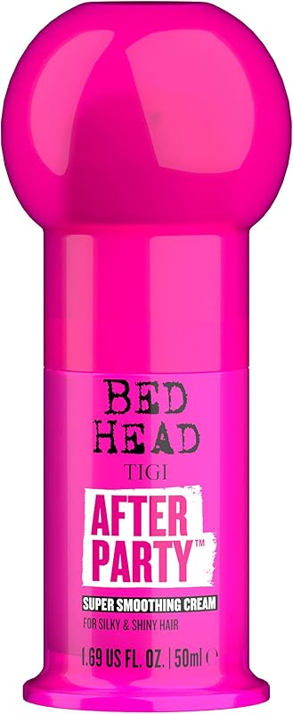 Bed Head by TIGI After Party Crema súper suavizante – Producto de peinado anti encrespamiento, protección de la humedad para cabello encrespado o opaco, tamaño de viaje 1.69 fl oz