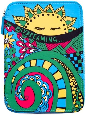 Ace - Funda con cremallera alrededor, estampado azul Daydreaming (se adapta a Kindle, Paperwhite y Touch)