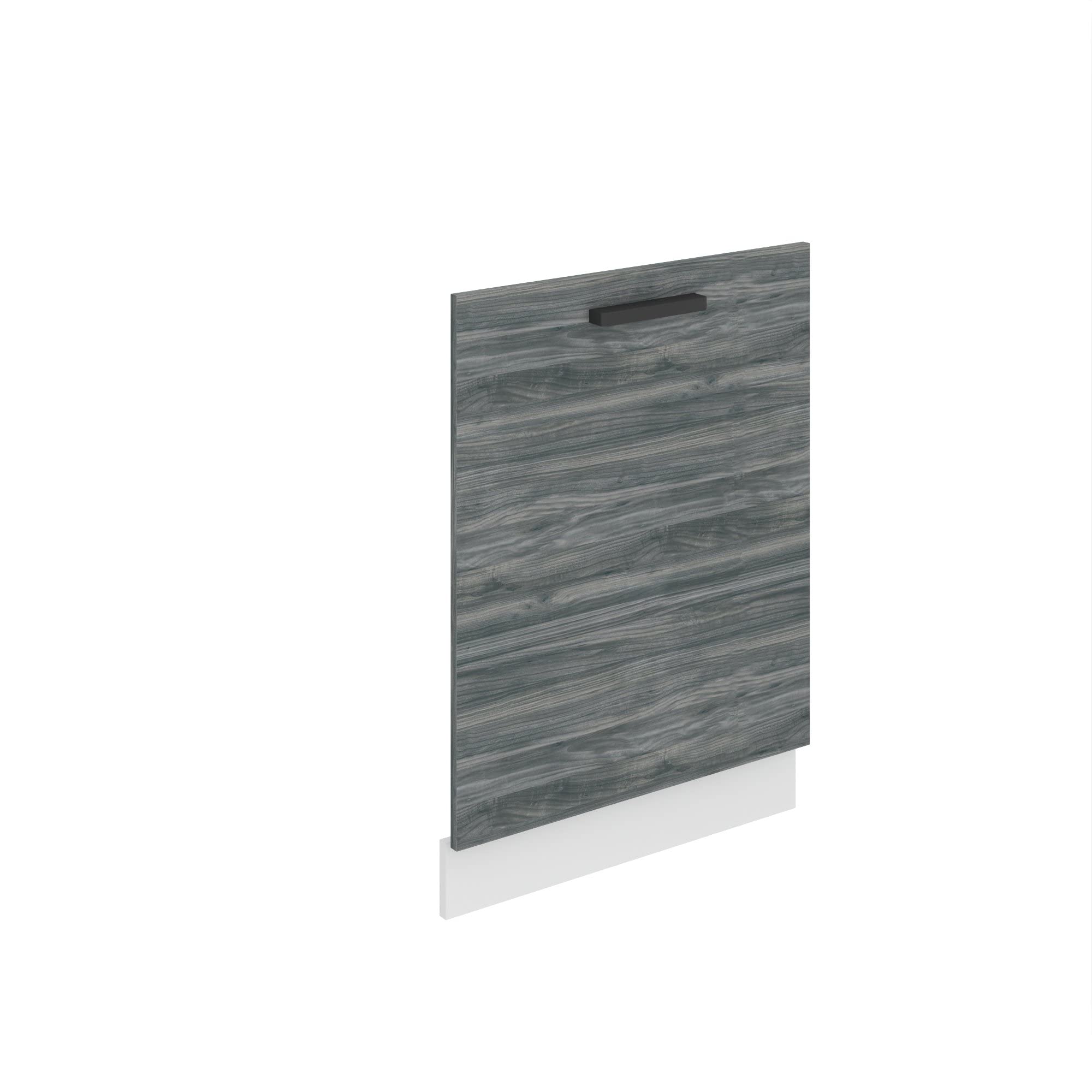 BELINI | panel przedni do zmywarki 60 cm | płyta czołowa do zmywarki z uchwytem | z listwą przypodłogową | 60 x 71,5 x 1,6 cm | Glamour Wood