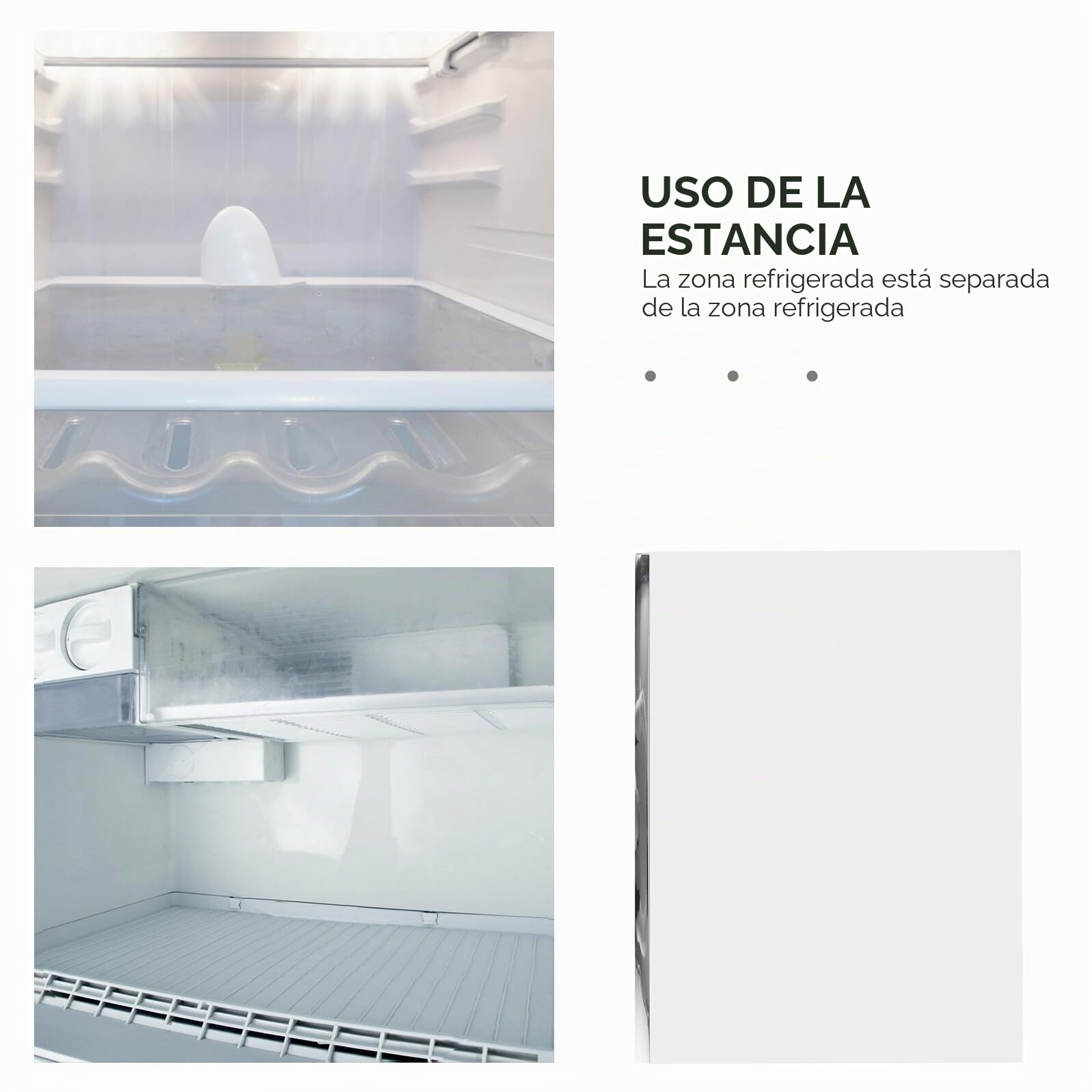 Ipetboom Estante Divisor de Vidrio para Refrigerador, Cristal Templado, Accesorio para Nevera, Fácil Categorización, Repuesto para Congelador