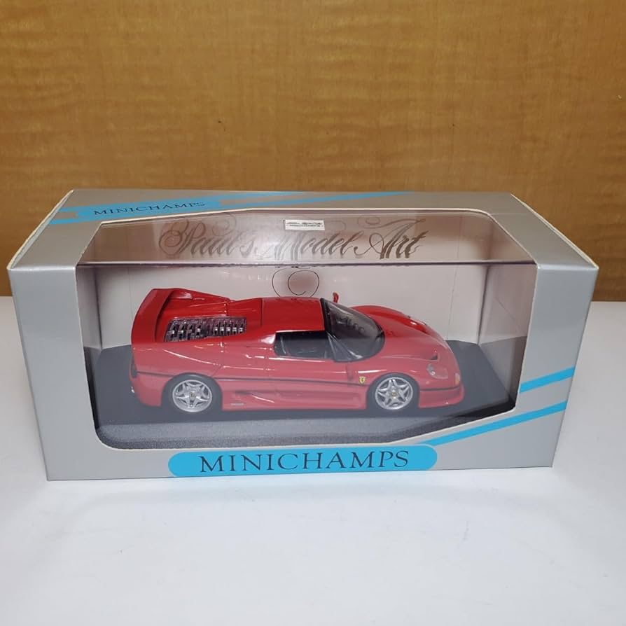 フェラーリF50 レッド　1/43 ミニチャンプス Amazon | ミニチャンプス 1/43 Ferrari F 50 1995 フェラーリ
