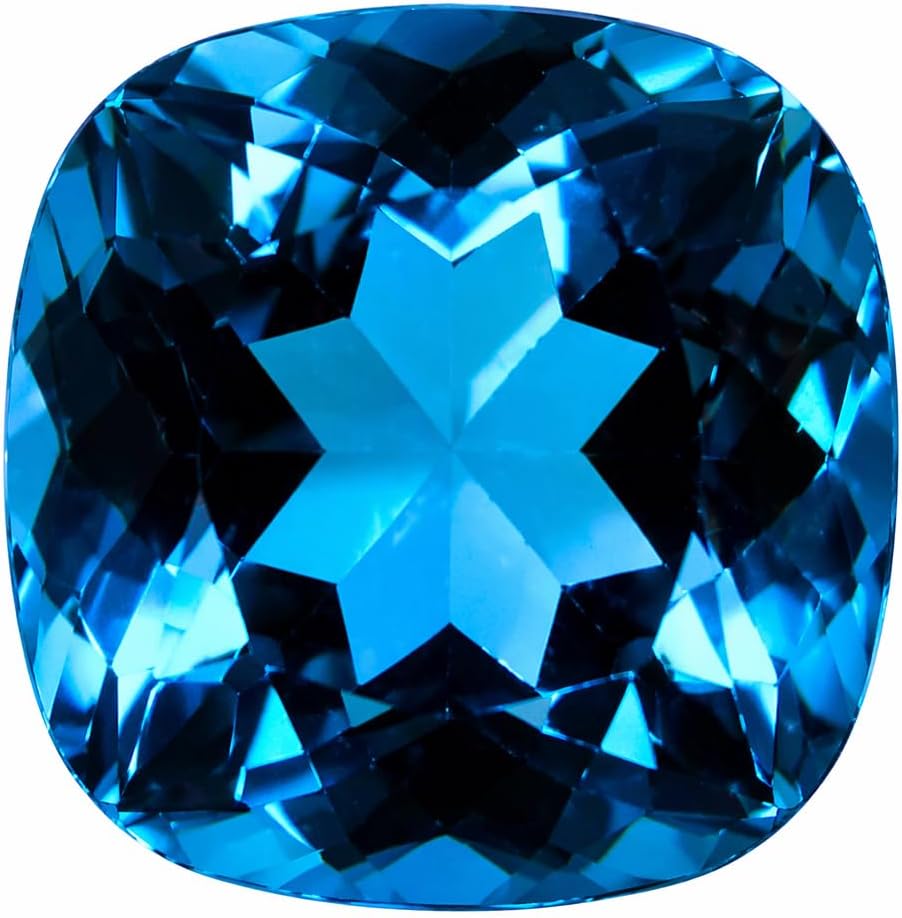 8.5Ct Natural Cushion Cut Teal Blue Sapphire Certified Loose Gemstone for Jewellery Making