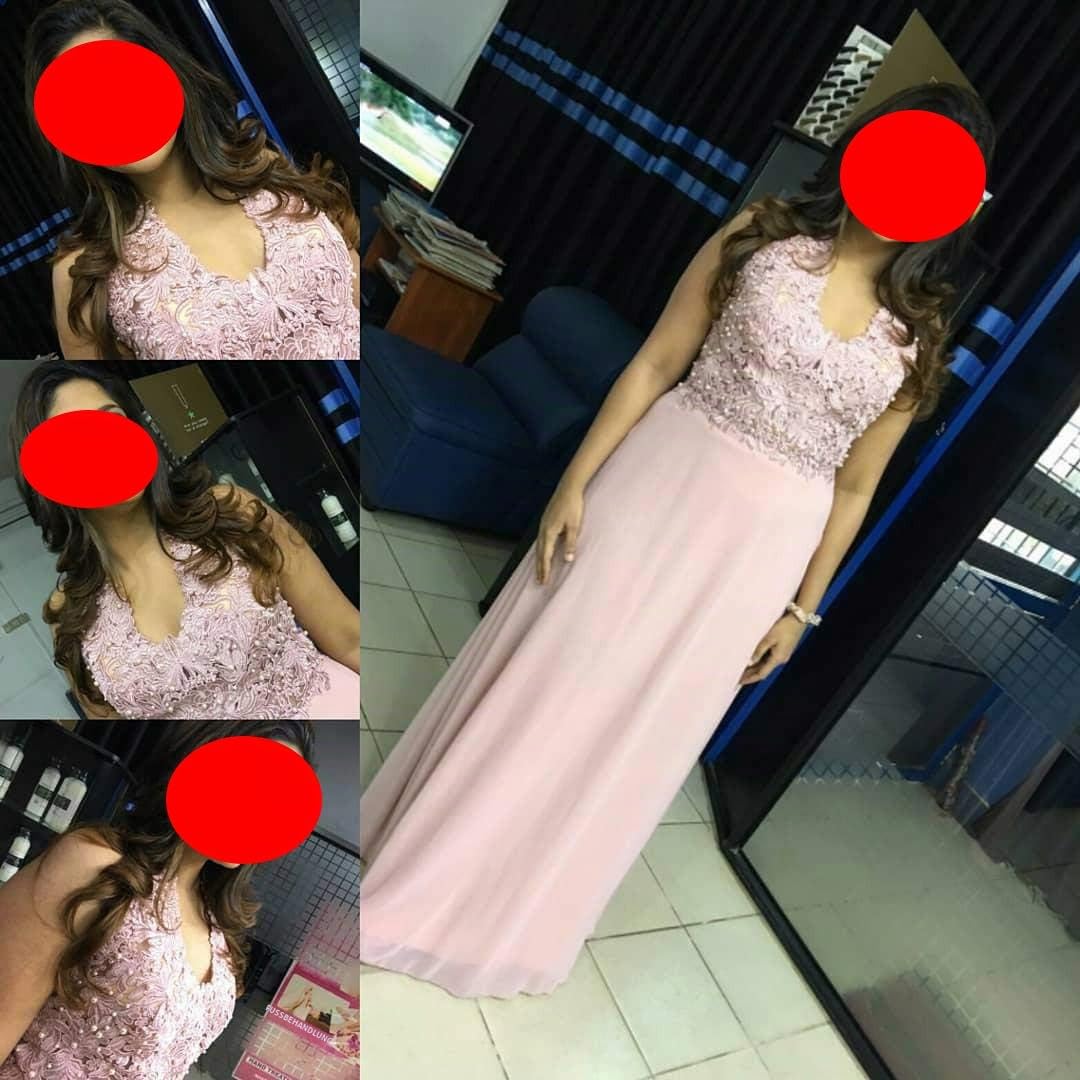 Misshow Cocktailkleid, lang, schick, für Hochzeit, mit Trägern, Elegantes Damenkleid