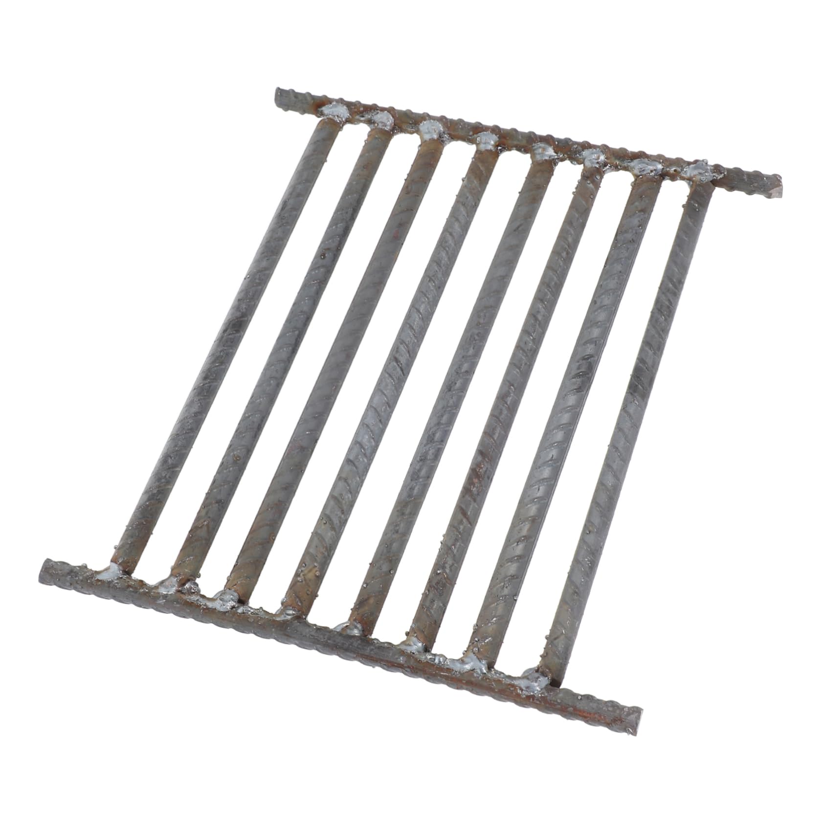 Grillmatte, Outdoor Camping Grill Kamin Grillrost Grau 24,5x22x1 cm