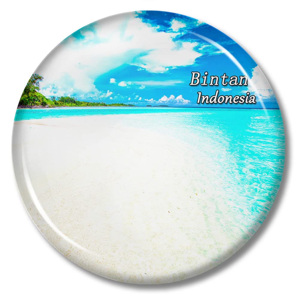 Lywallca Indonesia02125 Indonesia Bintan Magnet Fridge Sticker 2.28 Inch