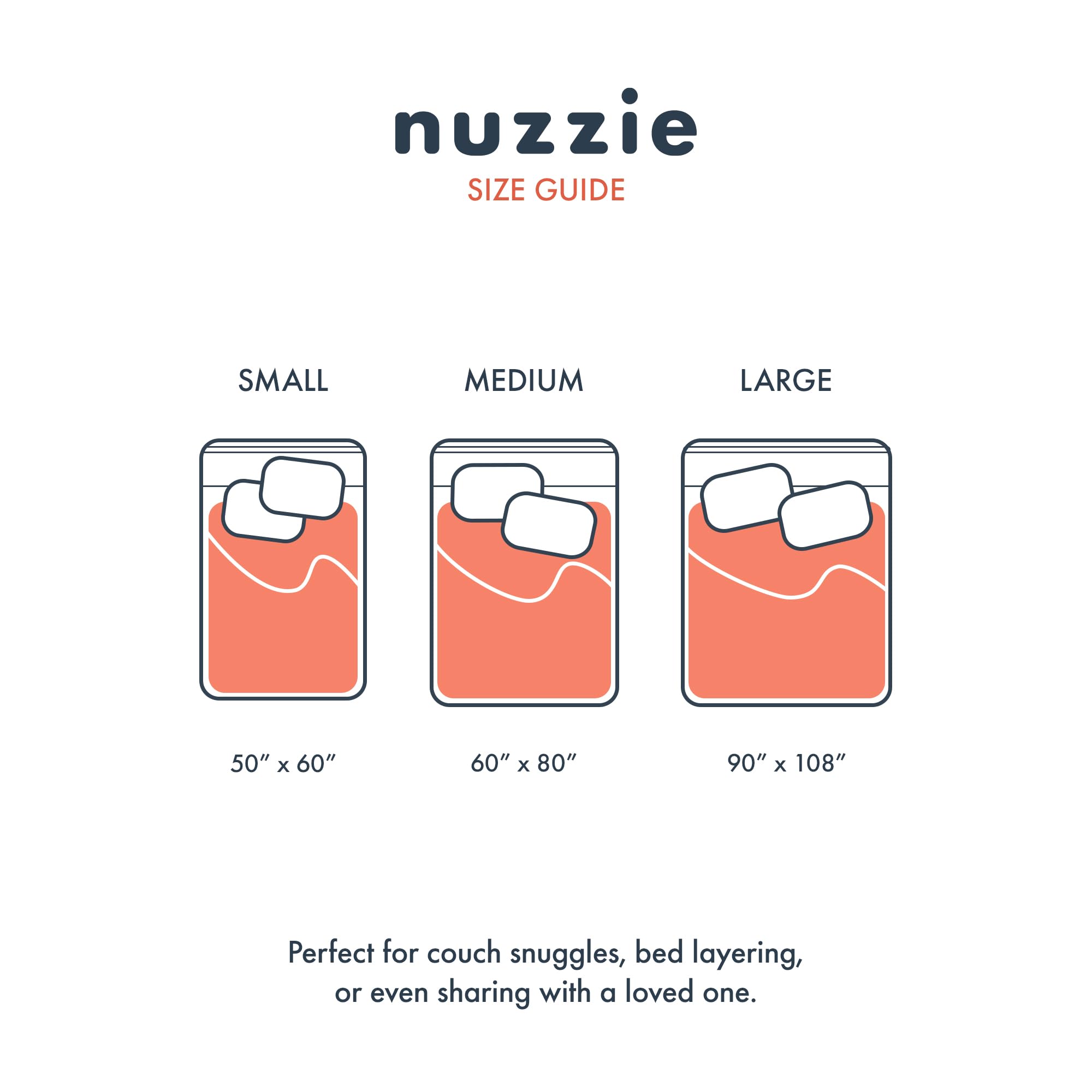 Nuzzie SnuggleLuxe Decke, Earl Grey (152,4 x 203,2 cm)