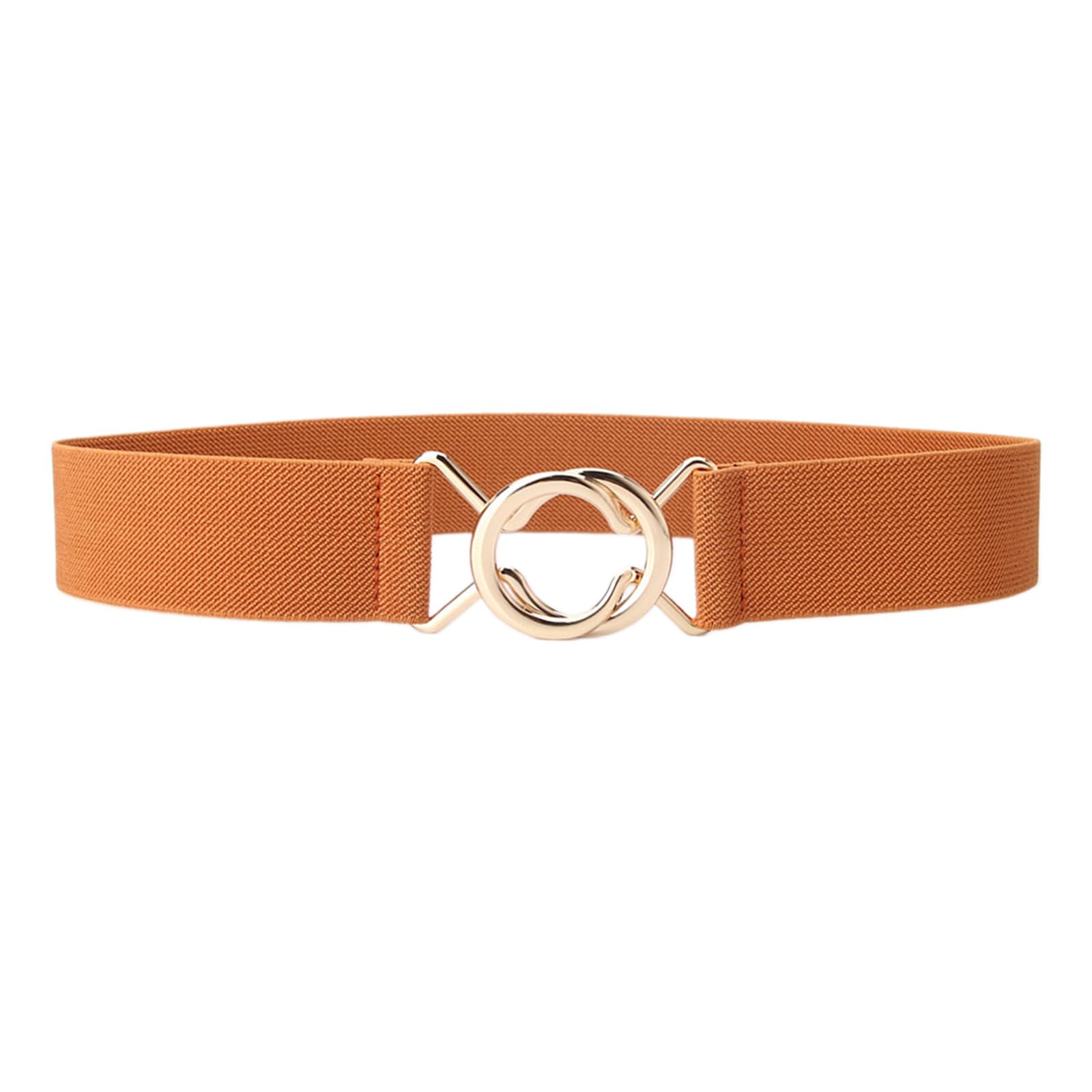MICFENY Stretchable Metal Hook Buckles Waistband Women Waist Cincher Elastic Waist Belt For Women Daily Outfit