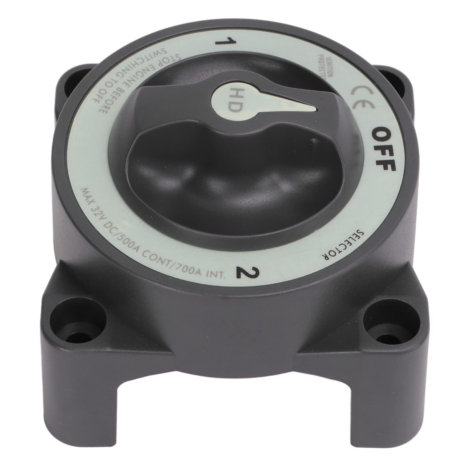 lyrlody 500A 3 POSIZIONE Interruttore Batteria a 3 Posizioni Switch Selector Interruttore a Vie Disconnect IP66 IP66 IPTROUR per le Barche a Benzina per Marino con Cavi AFD per Impieghi Pesanti