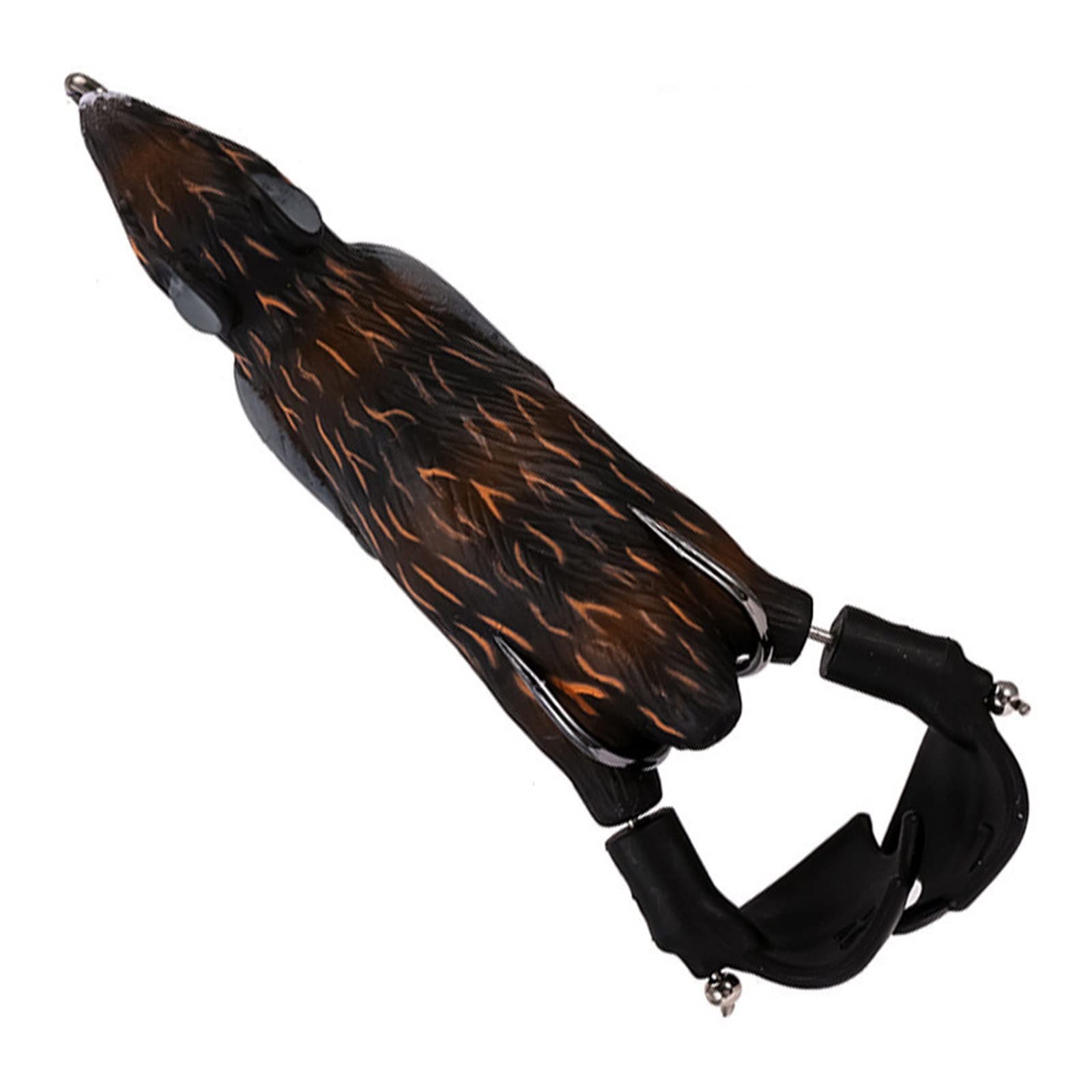 LUOLINGONGJUE® Mouse Shaped Soft Lure Bait with Flippers Floating Water Action and Double Hook for Fishing | Style 2 3