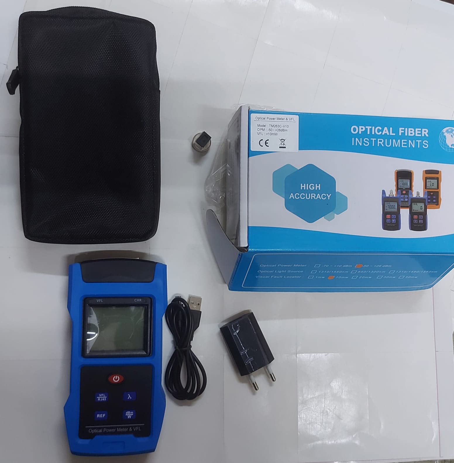M Tech Optical Power Meter with Adapter | High-Precision Fiber Optic Tester | Wide Measurement Range | Handheld & Portable for Telecom, CATV, and Fiber Network Maintenance (B0969M2Y9L) Amazon Price History, Amazon Price Tracker