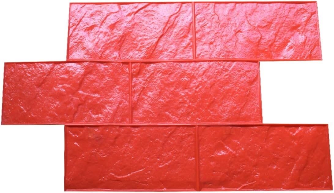 Almohadilla de textura flexible para estampado de hormigón con relieve de poliuretano realista