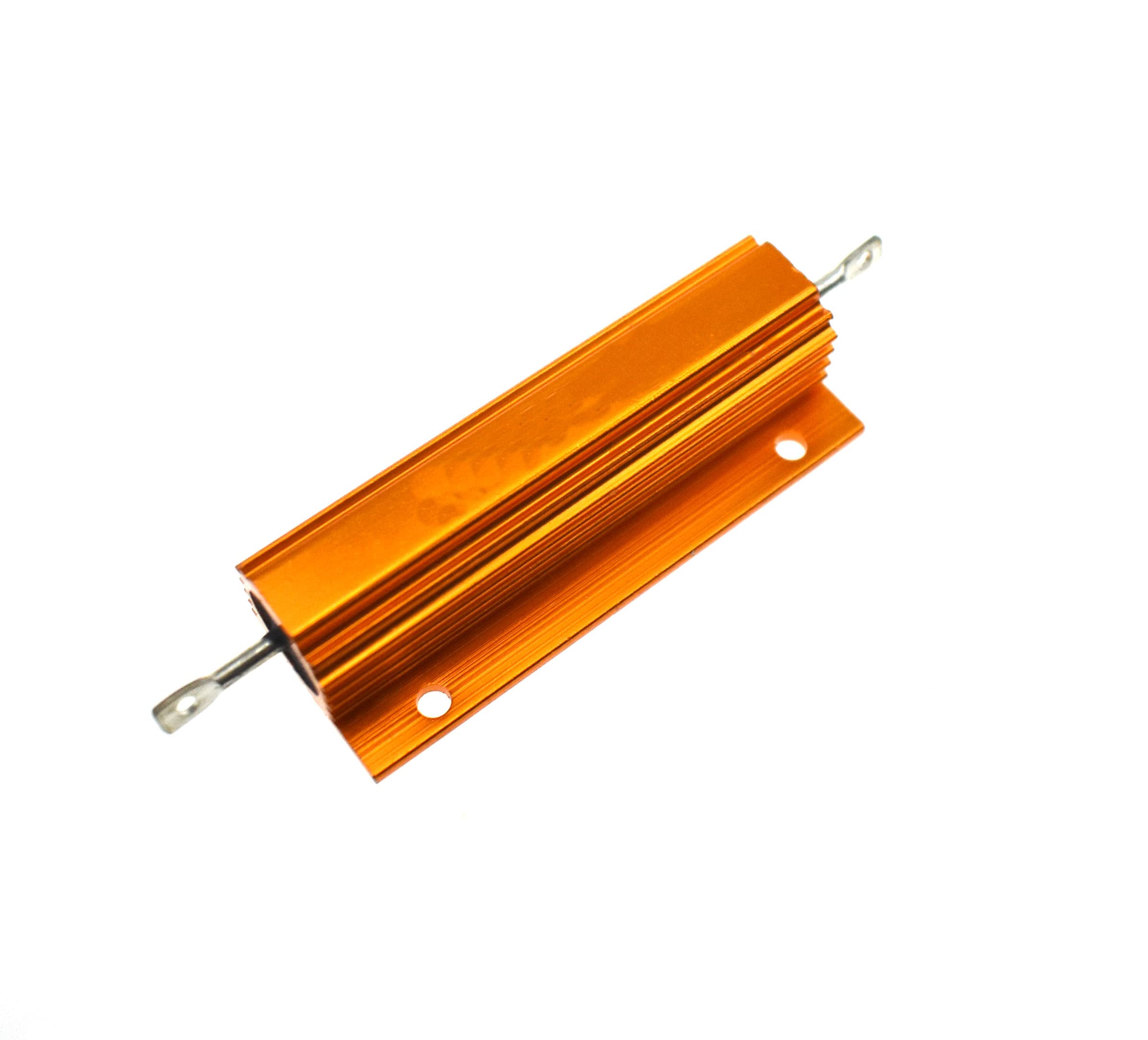 Wirewound Resistor Maso 10 W 5% Chassis Mount Aluminium Shell Wire Wound Resistors Gold Tone Aluminum Housed Resistor For LED Replacement Converter