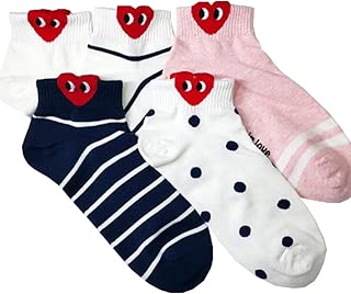 cdg heart socks