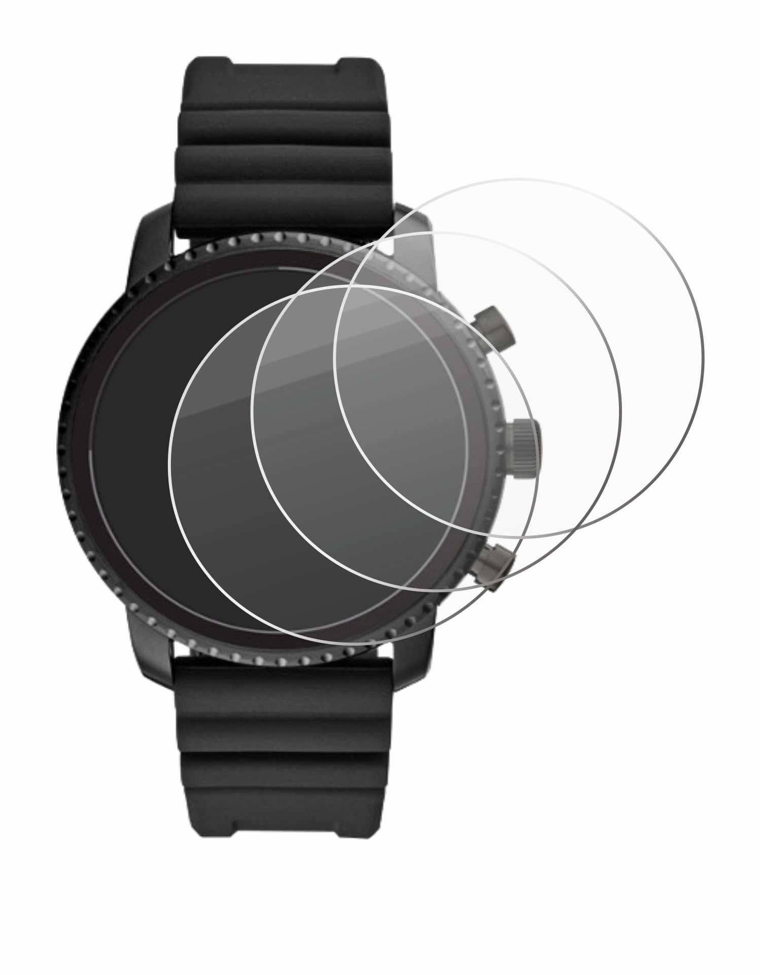 Pellicola protettiva in vetro temperato per Fossil Q Explorist HR Gen 4 Proteggi schermo per Q Explorist HR Smartwatch  44