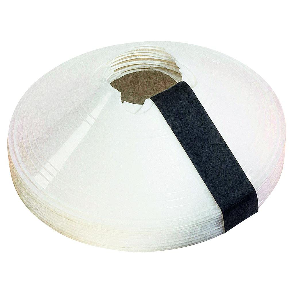 Precision White Sleeved Set Of 10 Saucer Cones (Product Colour: )