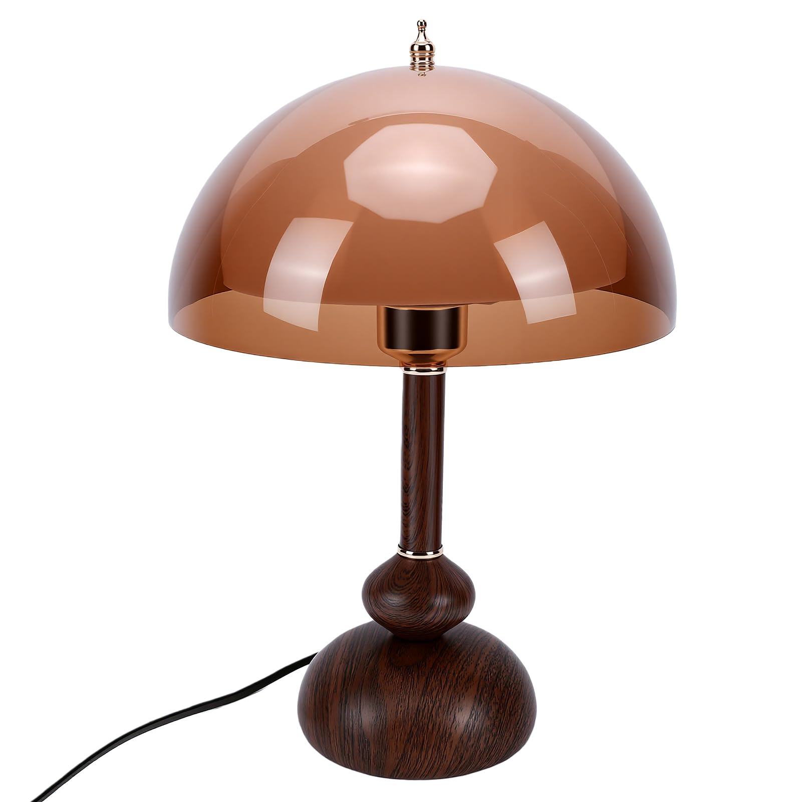 TOPINCN Lampada da Tavolo Vintage, Luce da Comodino Stile Nordico con 3