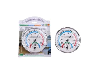 Monte Lua Analog Termometre- Nem Ölçer Oda Sıcaklık Ölçer