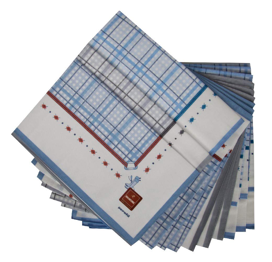 PEROFIL Confezione scatola 12 fazzoletti cm.45x45 SKIATORE articolo V037