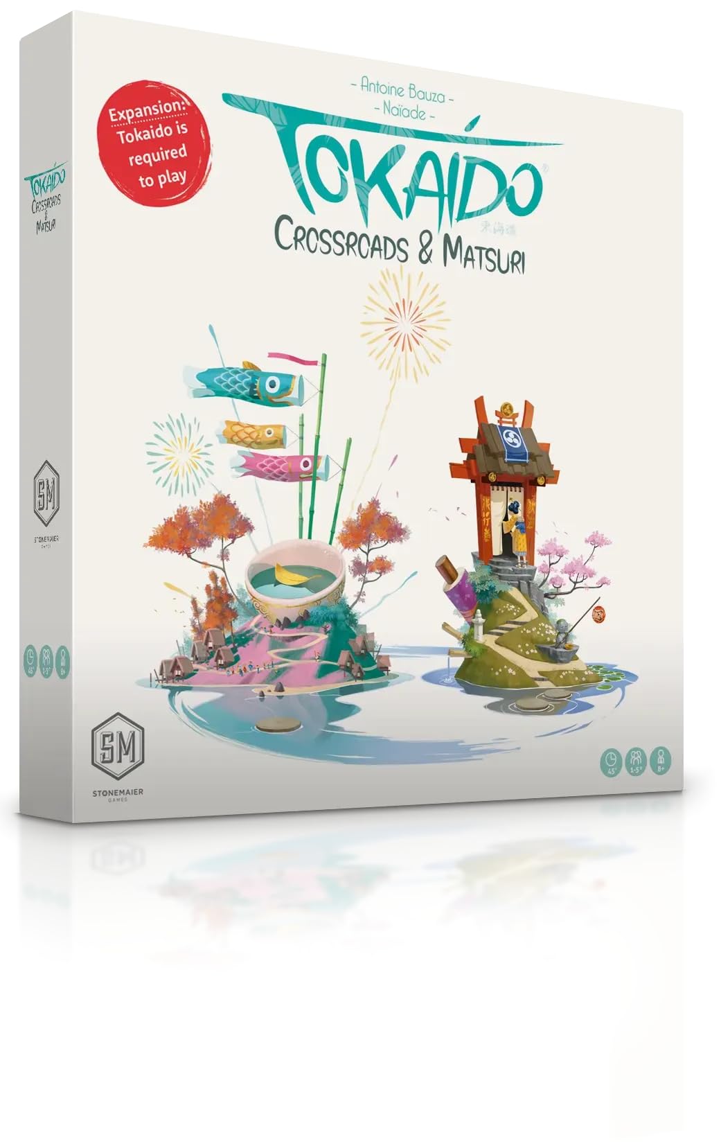 Stonemaier Games | Tokaido: Crossroads & Matsuri| Board Game Expansions | Ages 8+ | 1-5 Players | 45+ Minutes Playing Time
