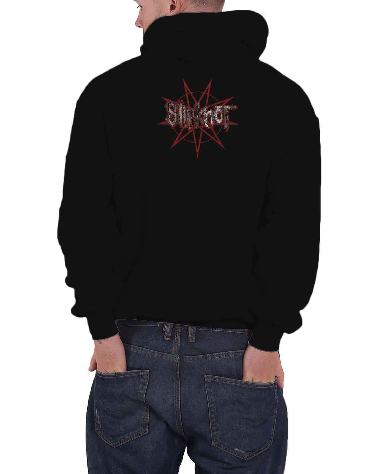 Slipknot Gray Chapter Album Cover Herren Nue Schwarz Pullover Kapuzenpullover